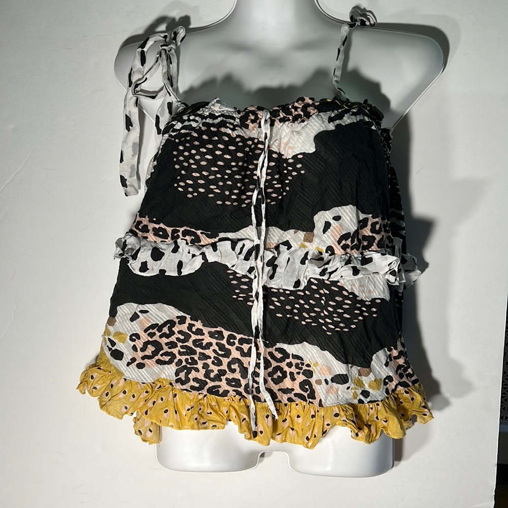 Adorable printed tank from Anthropologie, size M